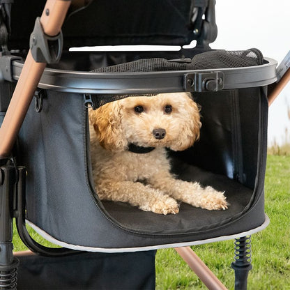 Nomad Tales Calma Pet Stroller, rose gold