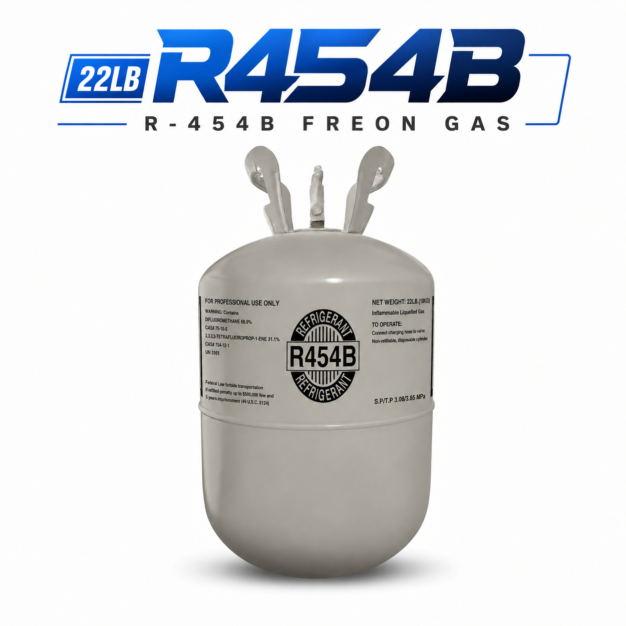 R454B refrigerant cylinder