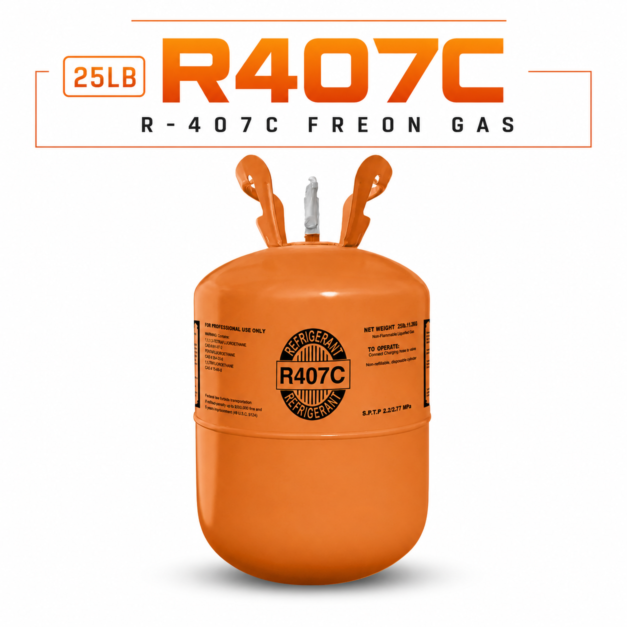 25LB R407C R-407C Freon Gas