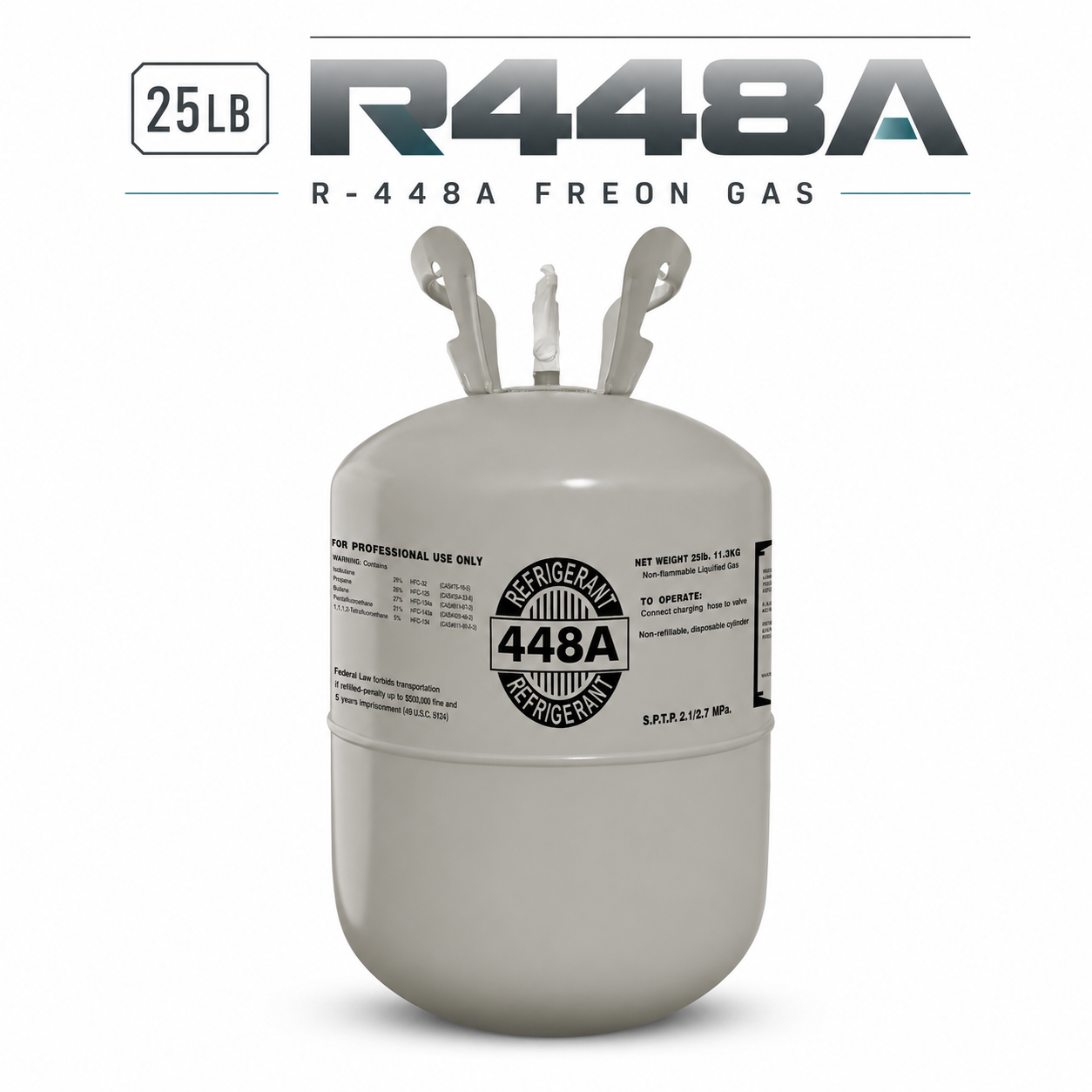 25LB R448A R-448A Freon Gas